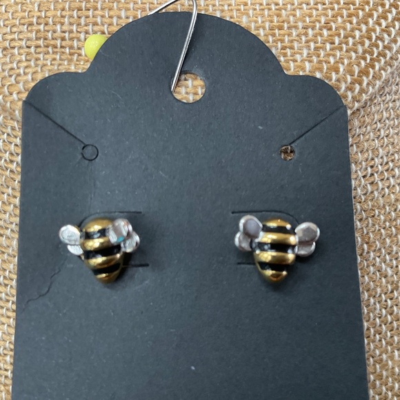 Project Honey Bees stud earrings - Picture 2 of 2